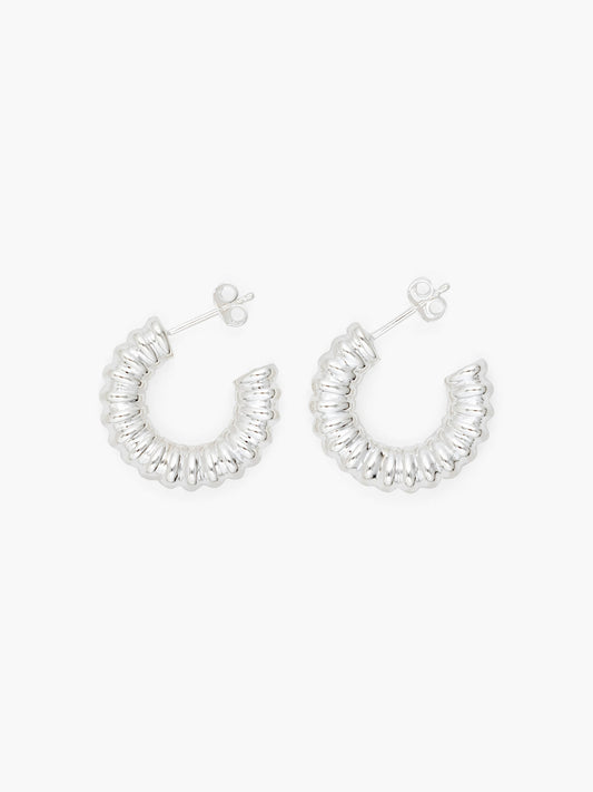 Drop Grooved Earrings