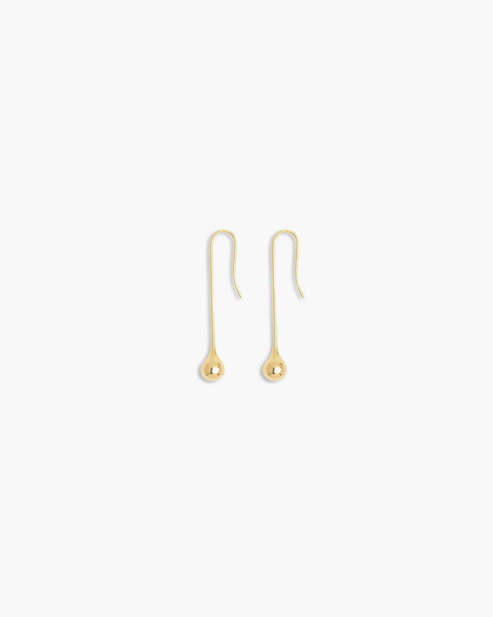 Datura Long Drop Earrings